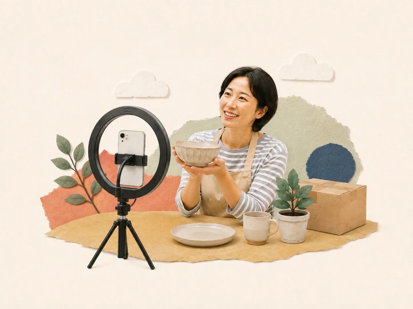 라이브커머스 작업 예시